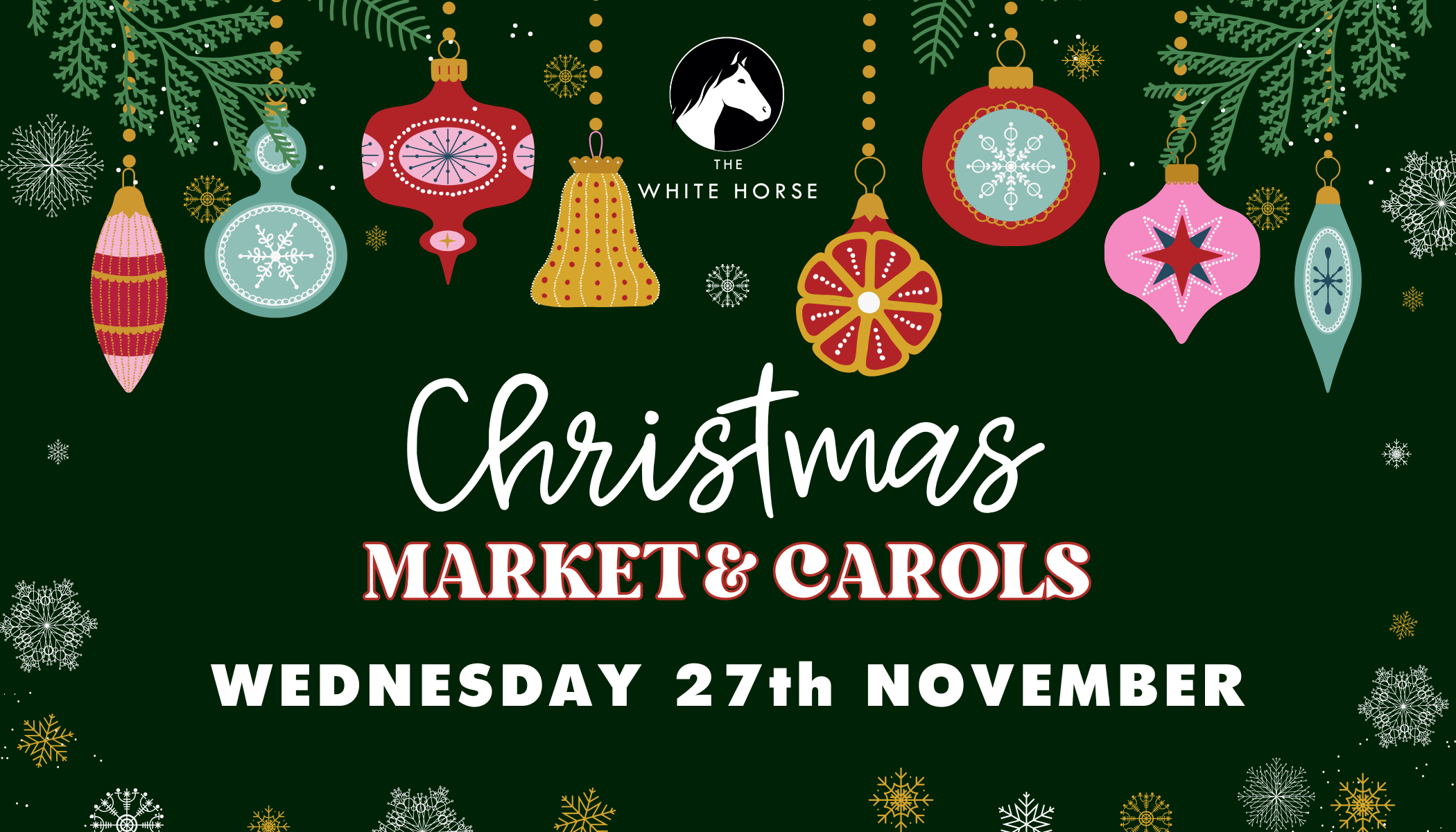 CHRISTMAS MARKET & CAROLS