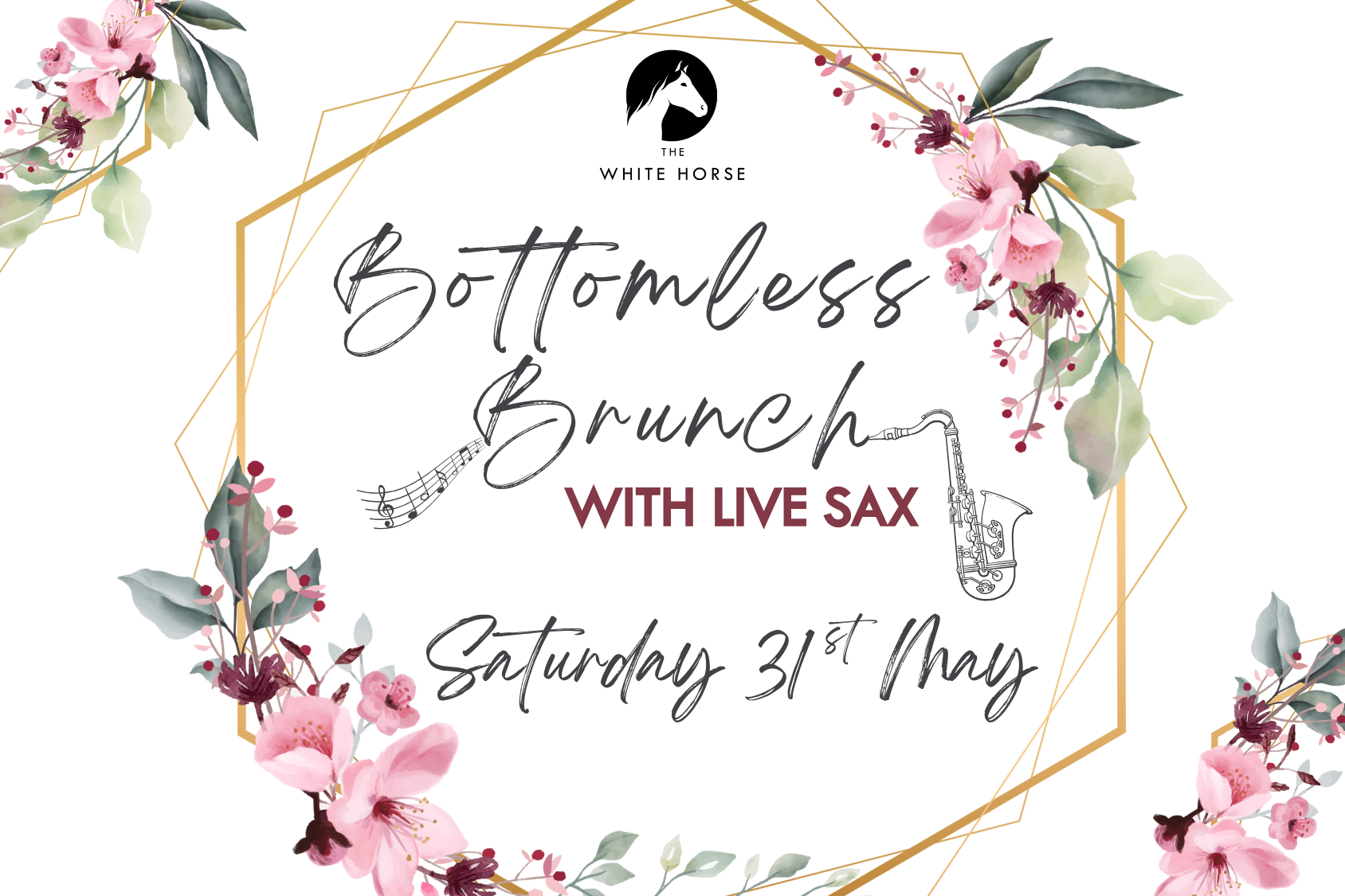 BOTTOMLESS BRUNCH WITH LIVE SAX